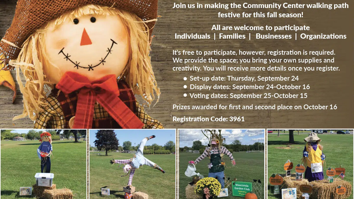 Scarecrow in the Park in Wauconda